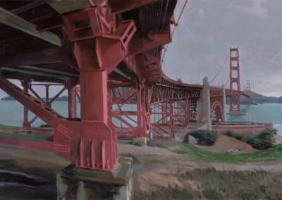 Frank Ryan Golden Gate Bridge painting
